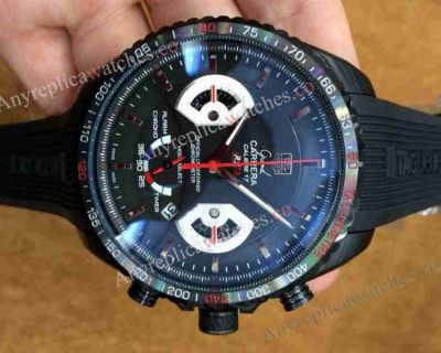 Extra Large Tag Heuer Grand Carrera Calibre 17 Replica Watch 47mm